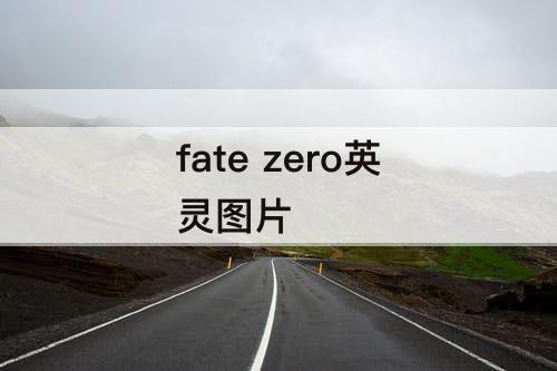 fate zero英灵图片