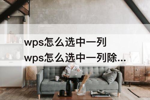 wps怎么选中一列 wps怎么选中一列除了第一行