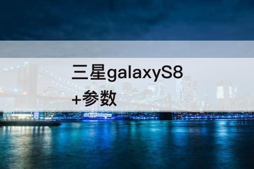 三星galaxyS8+参数