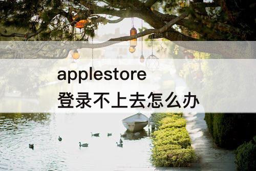 applestore登录不上去怎么办