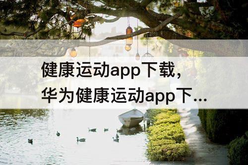 健康运动app下载，华为健康运动app下载安卓