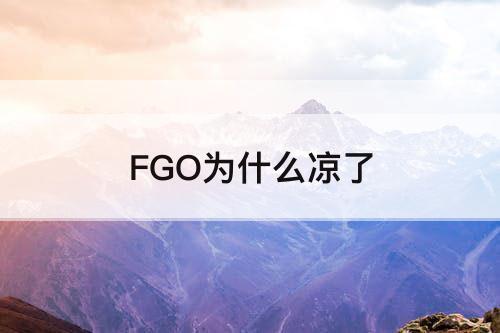 FGO为什么凉了