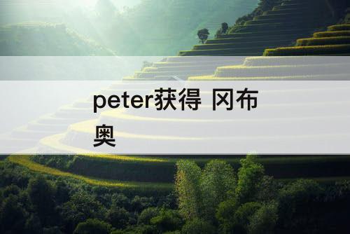 peter获得 冈布奥