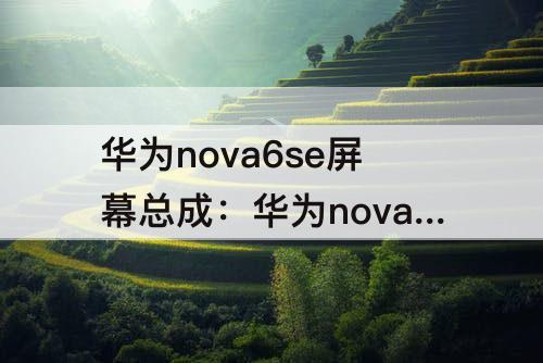 华为nova6se屏幕总成：华为nova6se屏幕总成安装视频